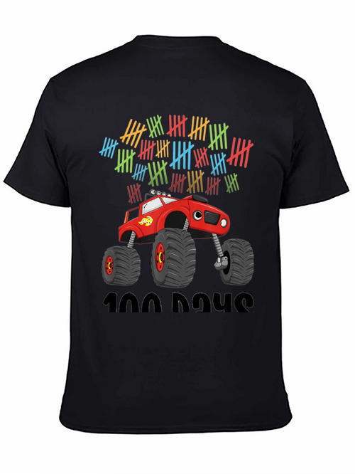 100 Days Monster Truck T-Shirt