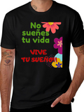 Dream Life Black Graphic Tee
