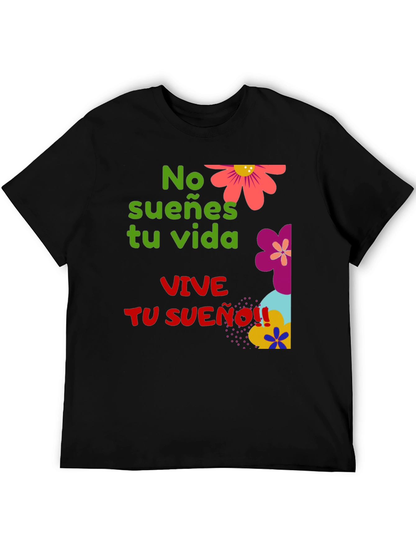 Dream Life Black Graphic Tee