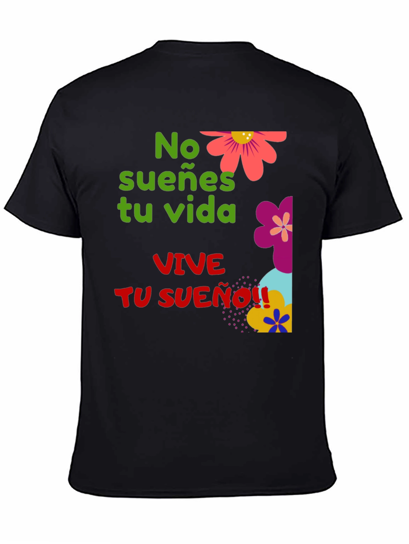 Dream Life Black Graphic Tee
