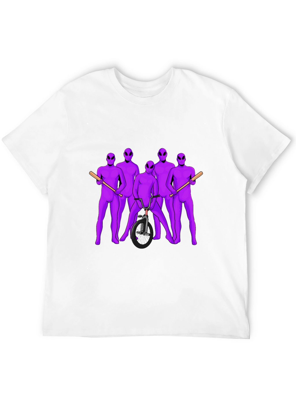 Alien Gangster Graphic T-Shirt - Mens Black Tee