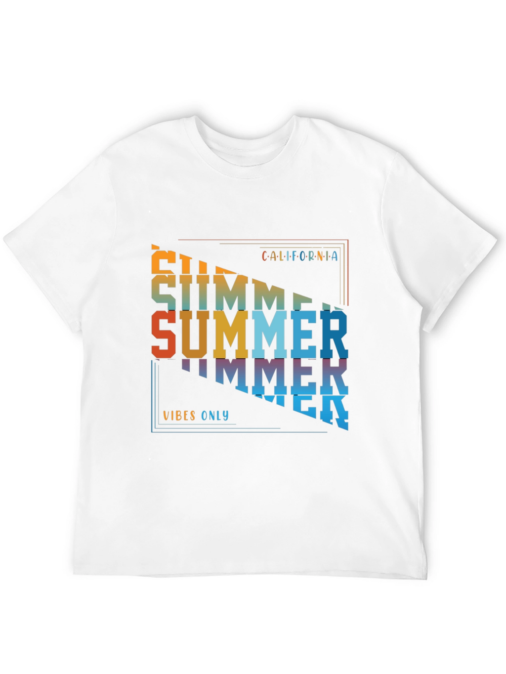 Summer Vibes Graphic Tee - Black