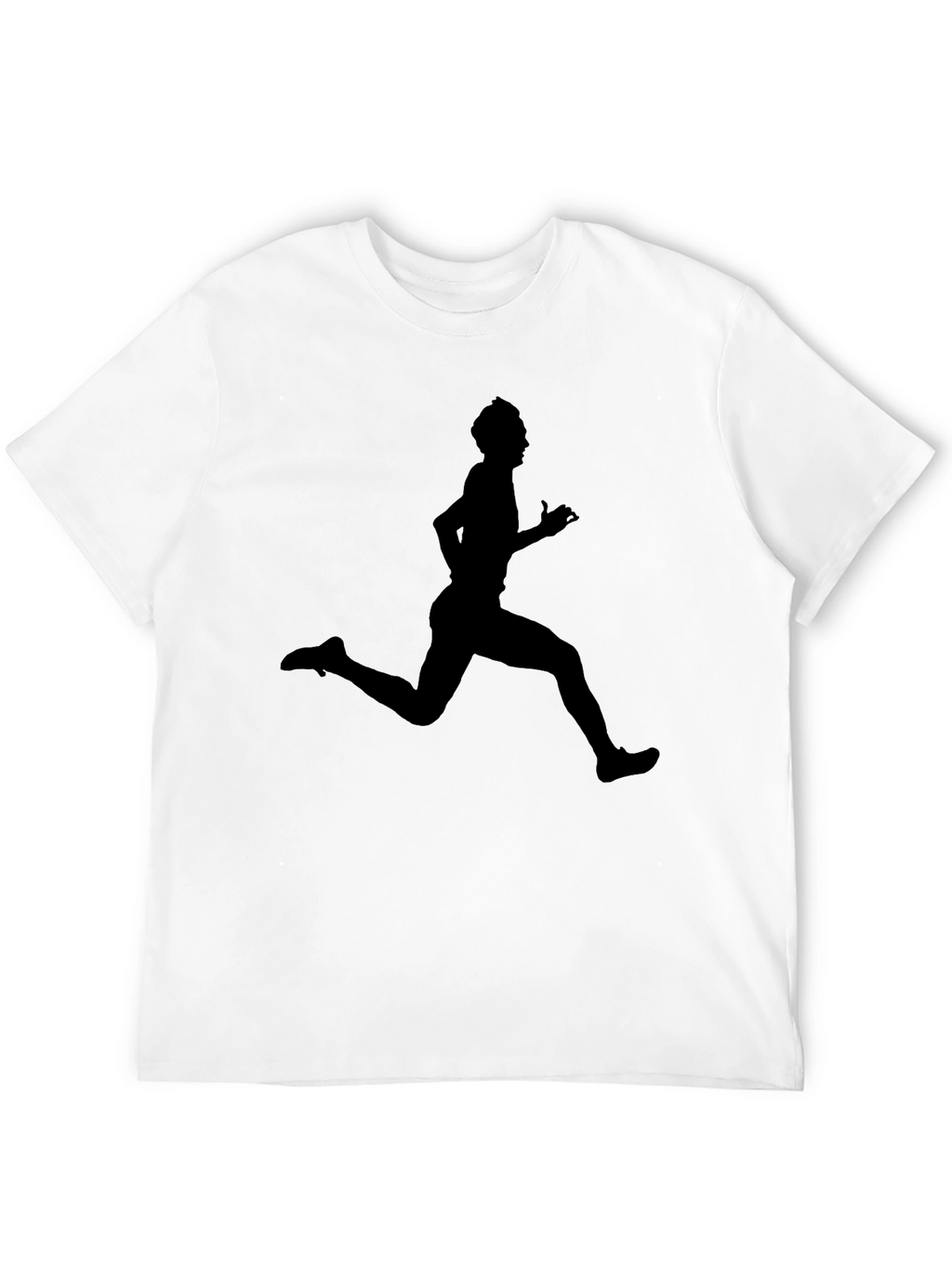 Running Man Graphic Black T-Shirt