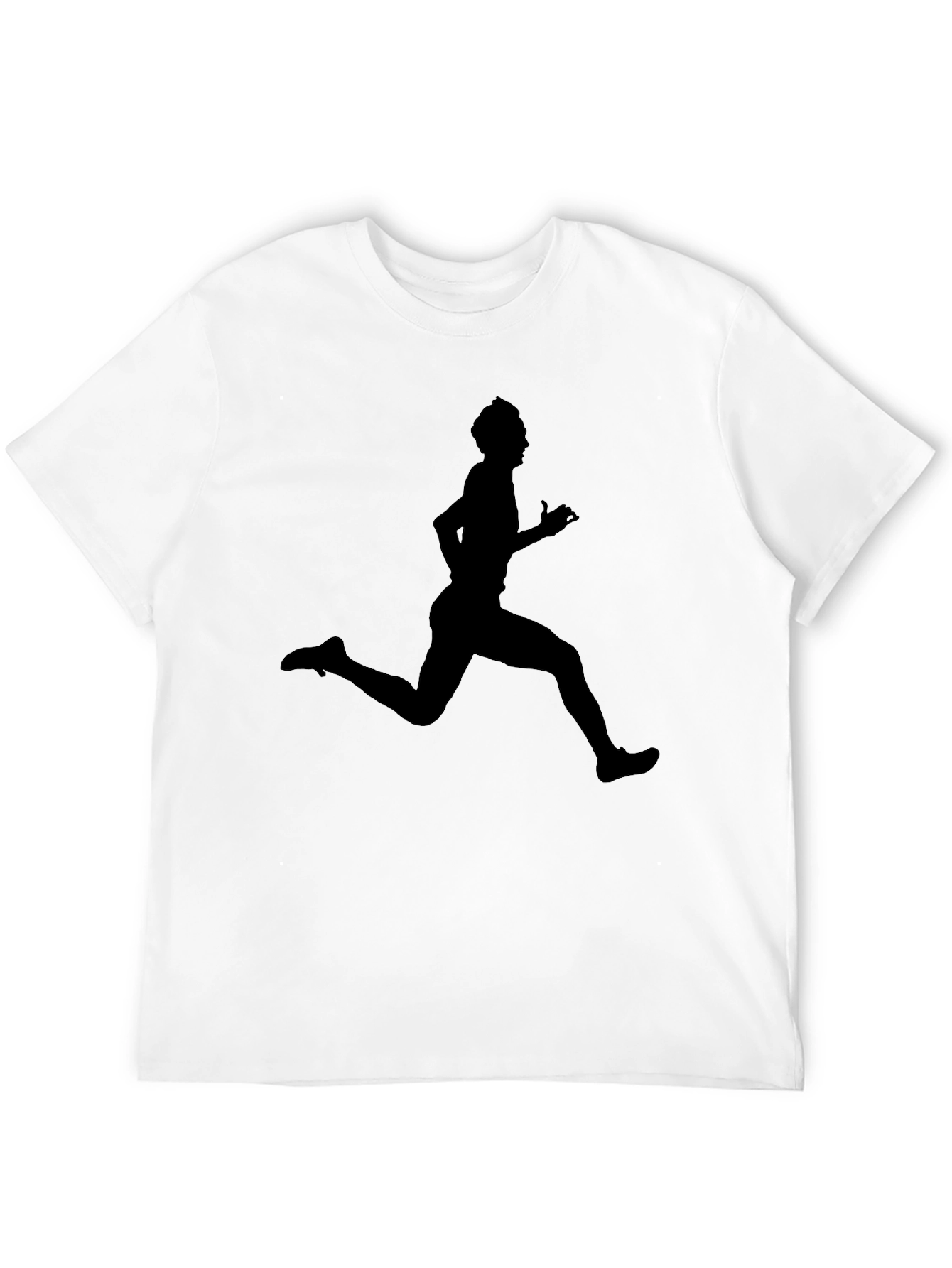 Running Man Graphic Black T-Shirt