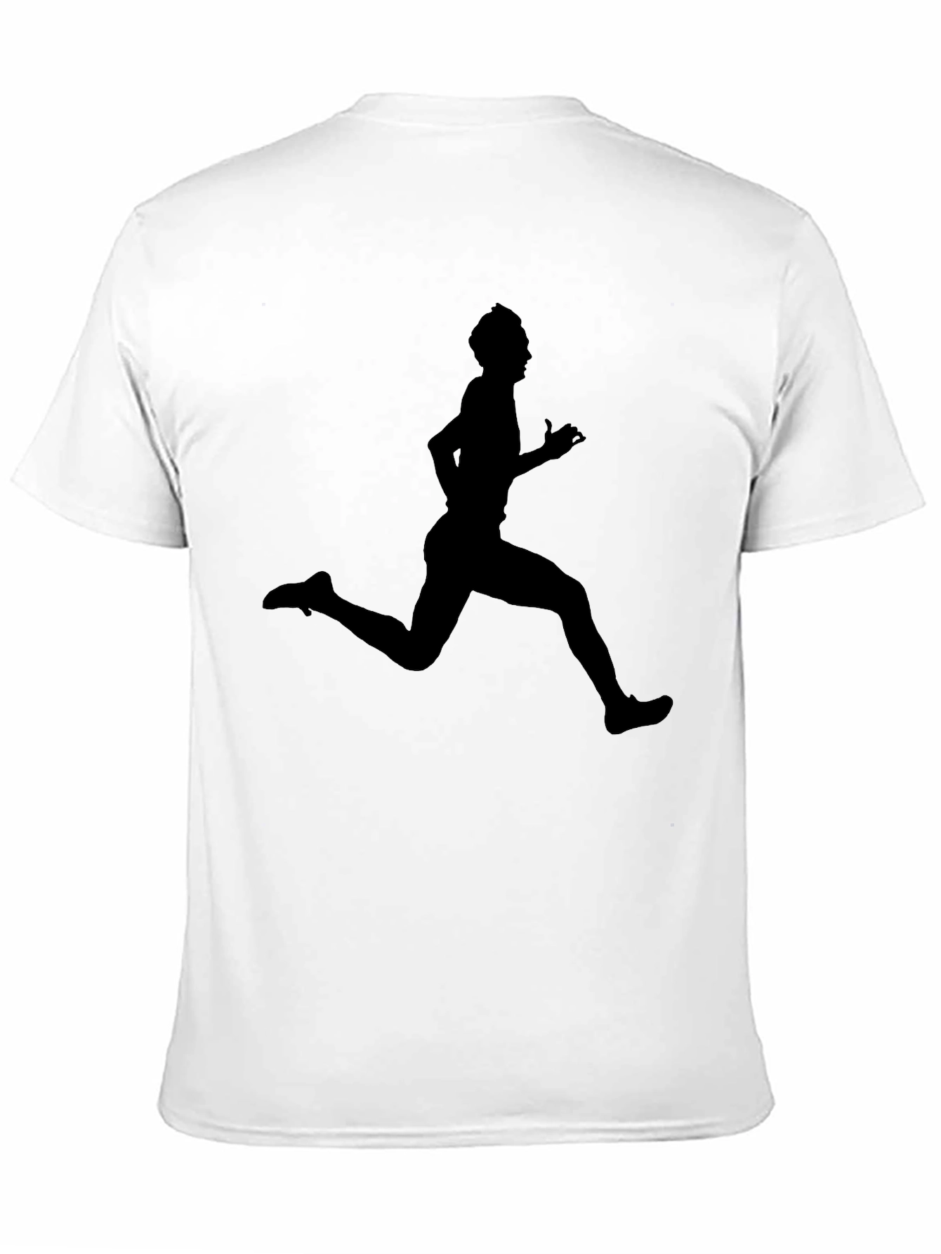 Running Man Graphic Black T-Shirt