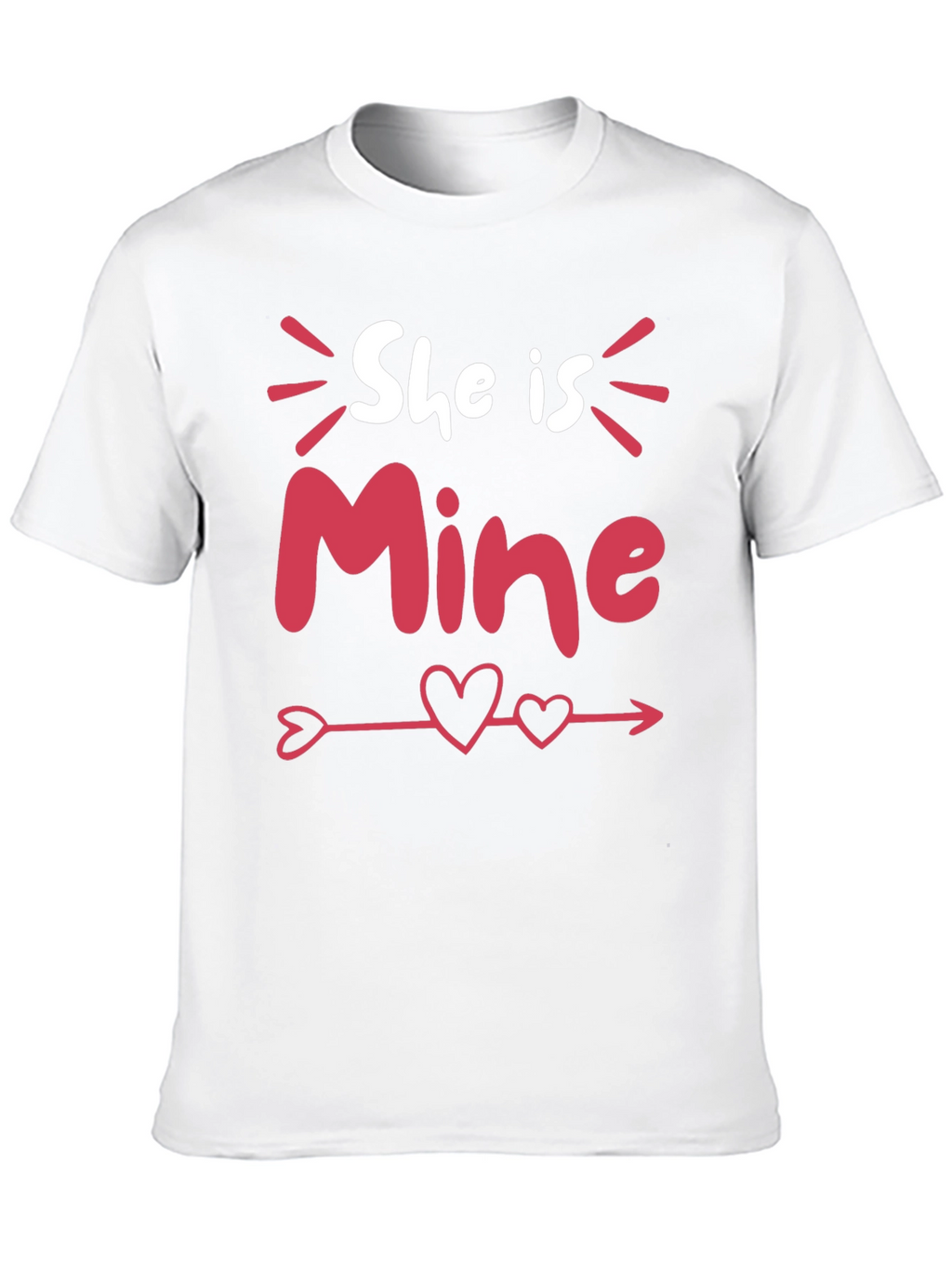 She Is Mine Valentines Day T-Shirt
