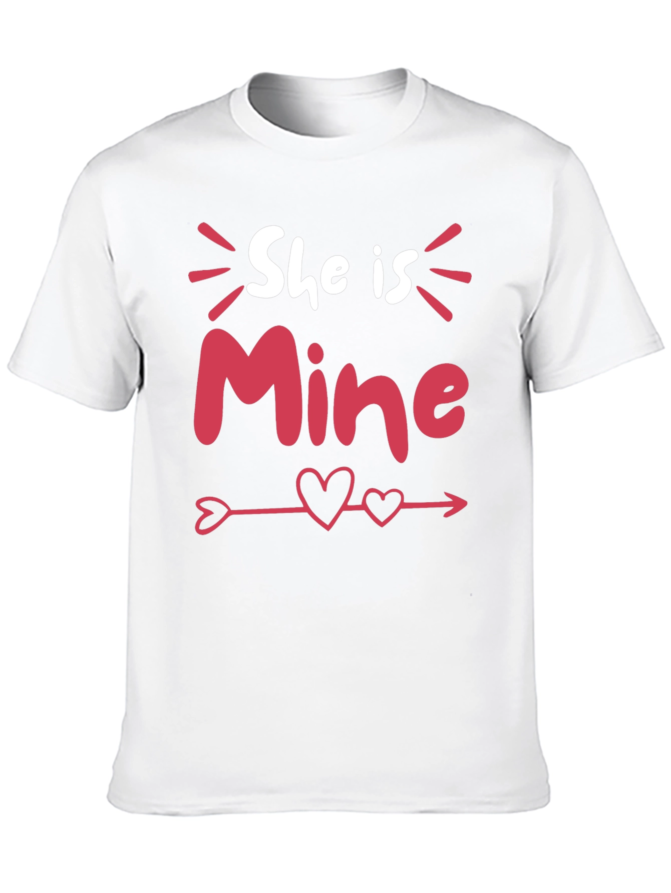 She Is Mine Valentines Day T-Shirt