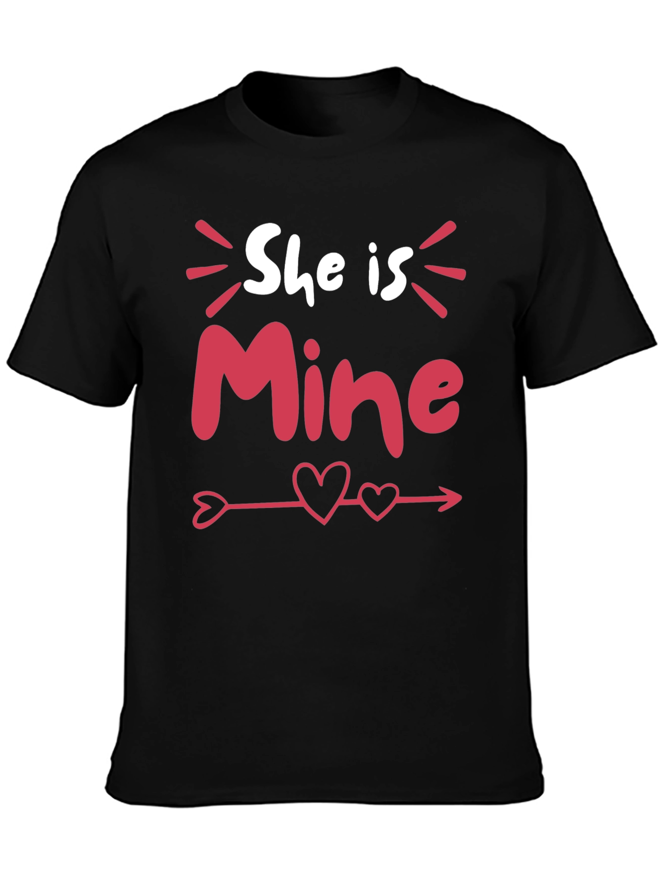 She Is Mine Valentines Day T-Shirt