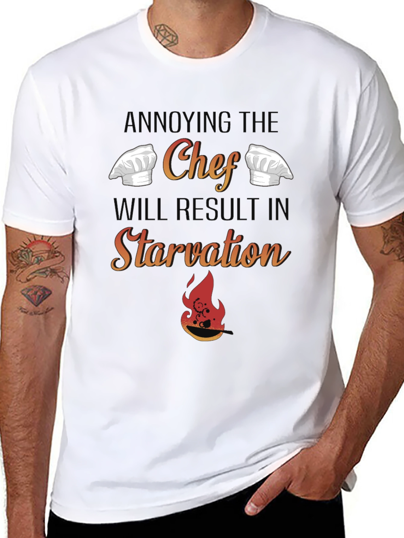 Annoy The Chef Funny Graphic Tee