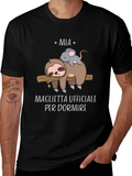 Funny Sloth & Mouse Mia Sleep Shirt