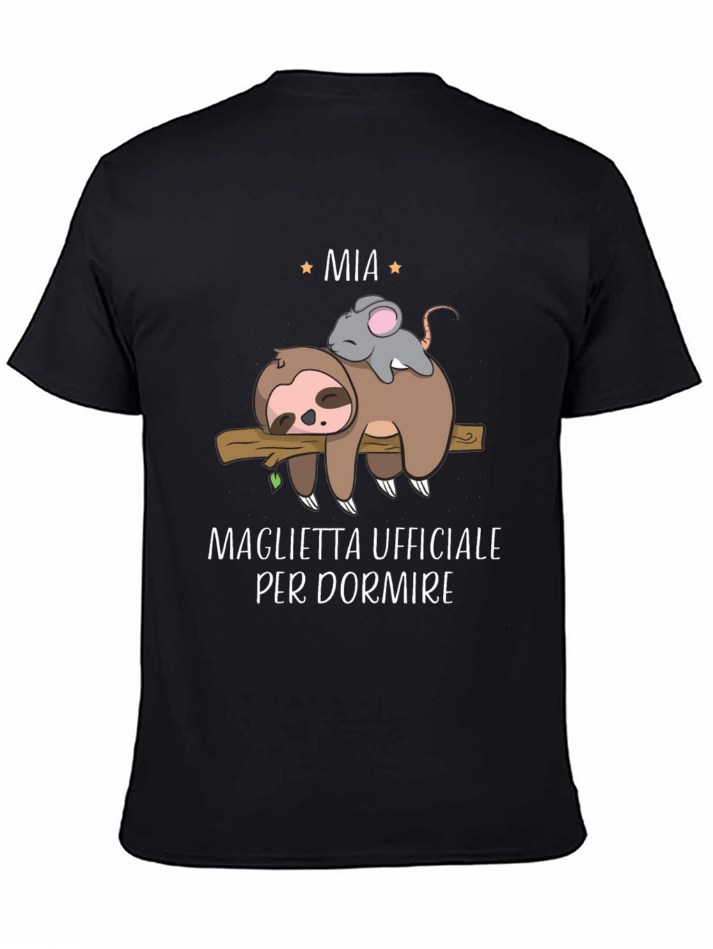 Funny Sloth & Mouse Mia Sleep Shirt