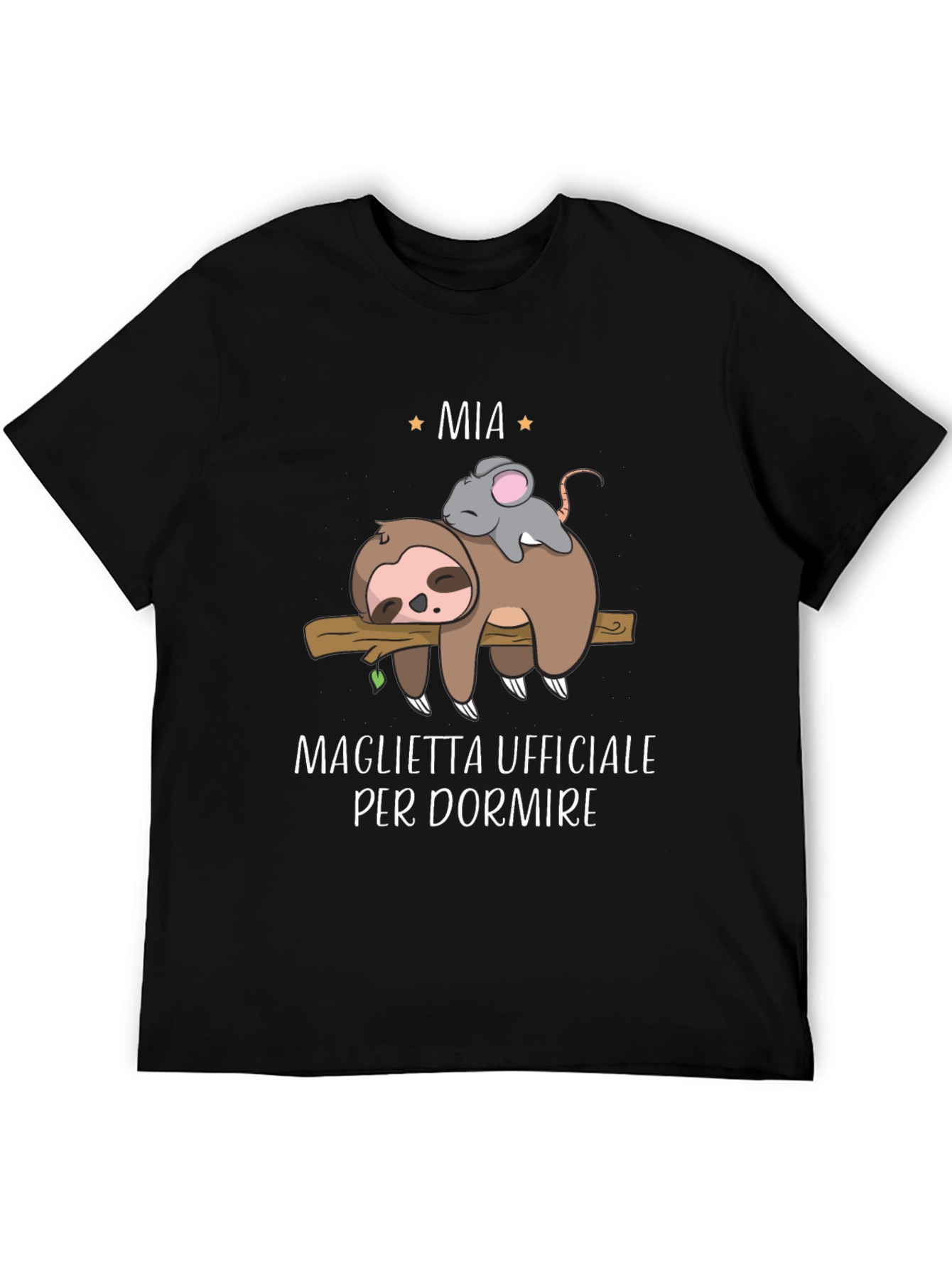 Funny Sloth & Mouse Mia Sleep Shirt