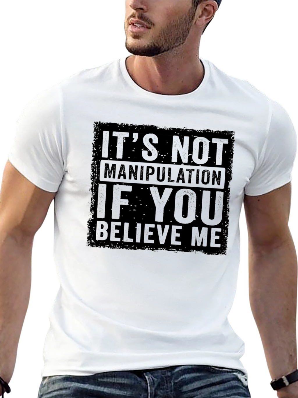 Funny Graphic Tee: Its Not Manipulation Shirt