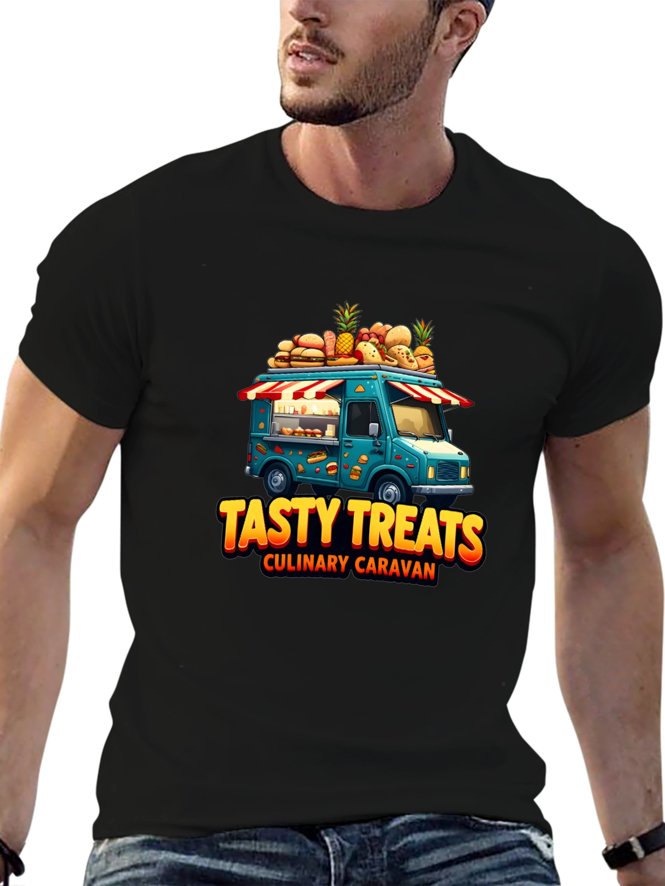 Tasty Treats Food Truck Graphic T-Shirt