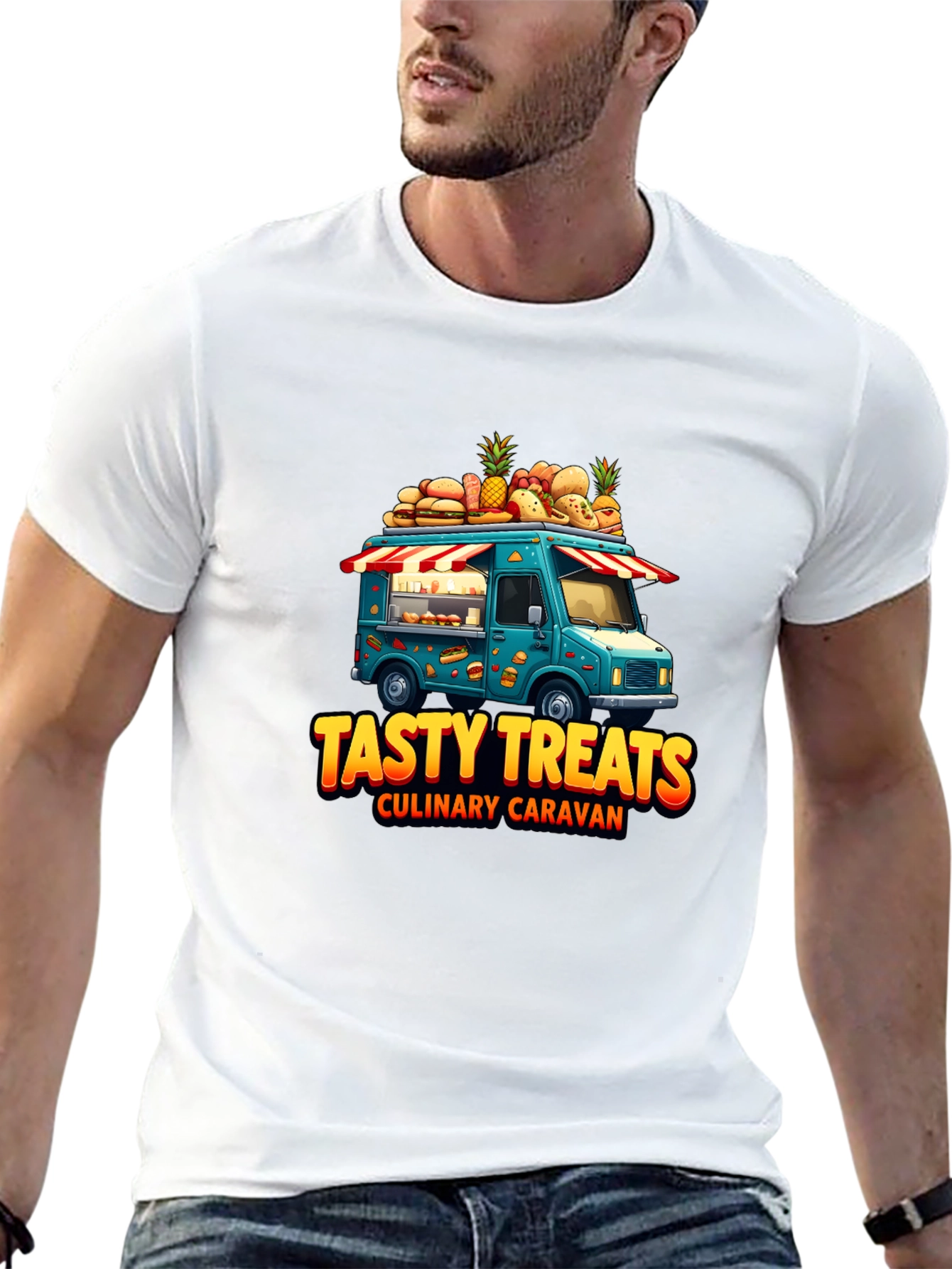 Tasty Treats Food Truck Graphic T-Shirt