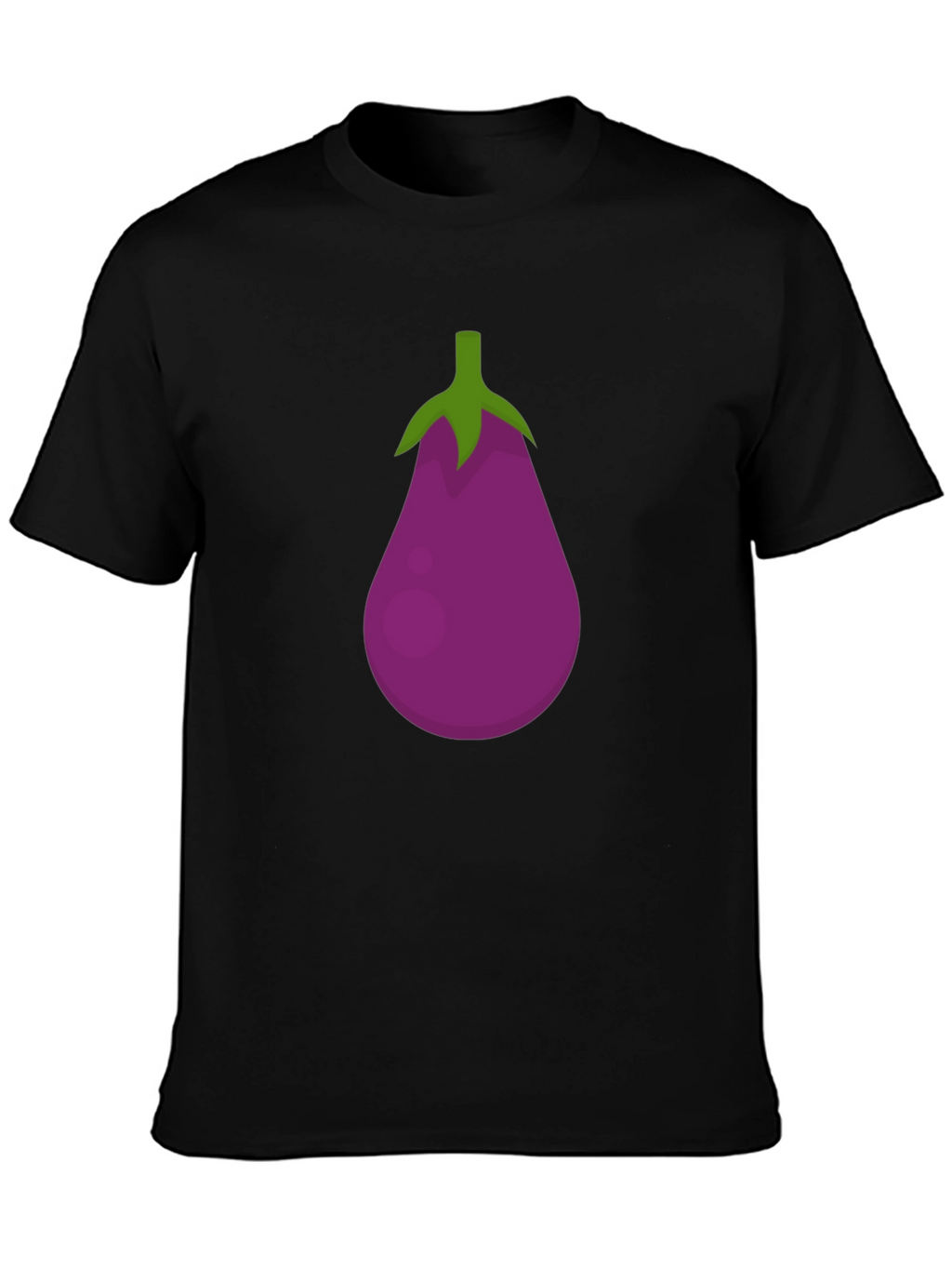 Eggplant Emoji Graphic Tee - Funny T-Shirt