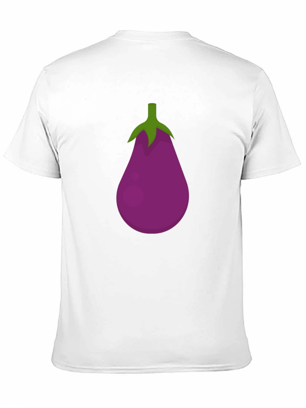Eggplant Emoji Graphic Tee - Funny T-Shirt