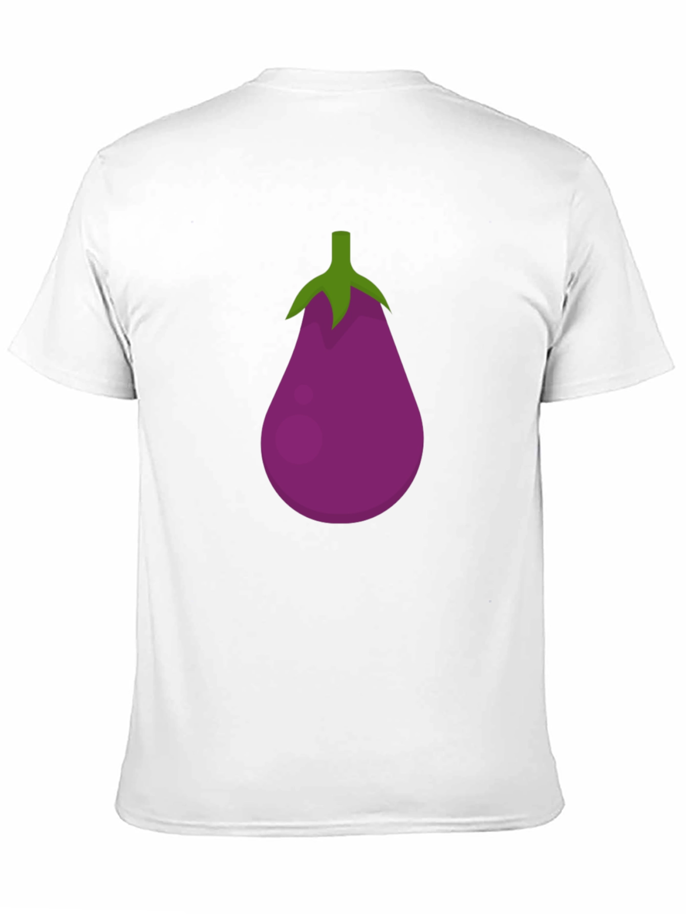 Eggplant Emoji Graphic Tee - Funny T-Shirt