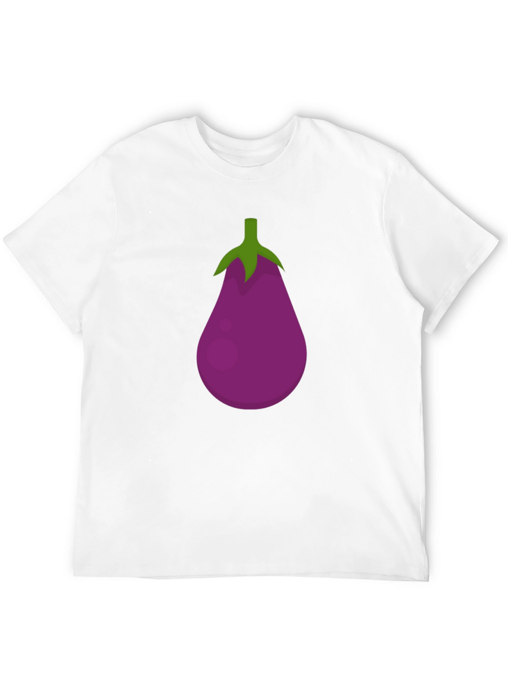 Eggplant Emoji Graphic Tee - Funny T-Shirt