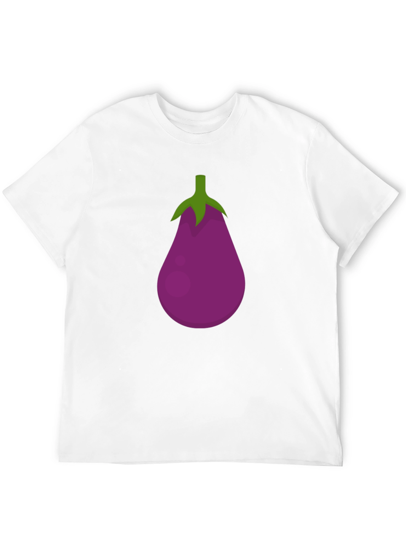 Eggplant Emoji Graphic Tee - Funny T-Shirt