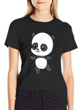 Cute Panda Bear Graphic T-Shirt