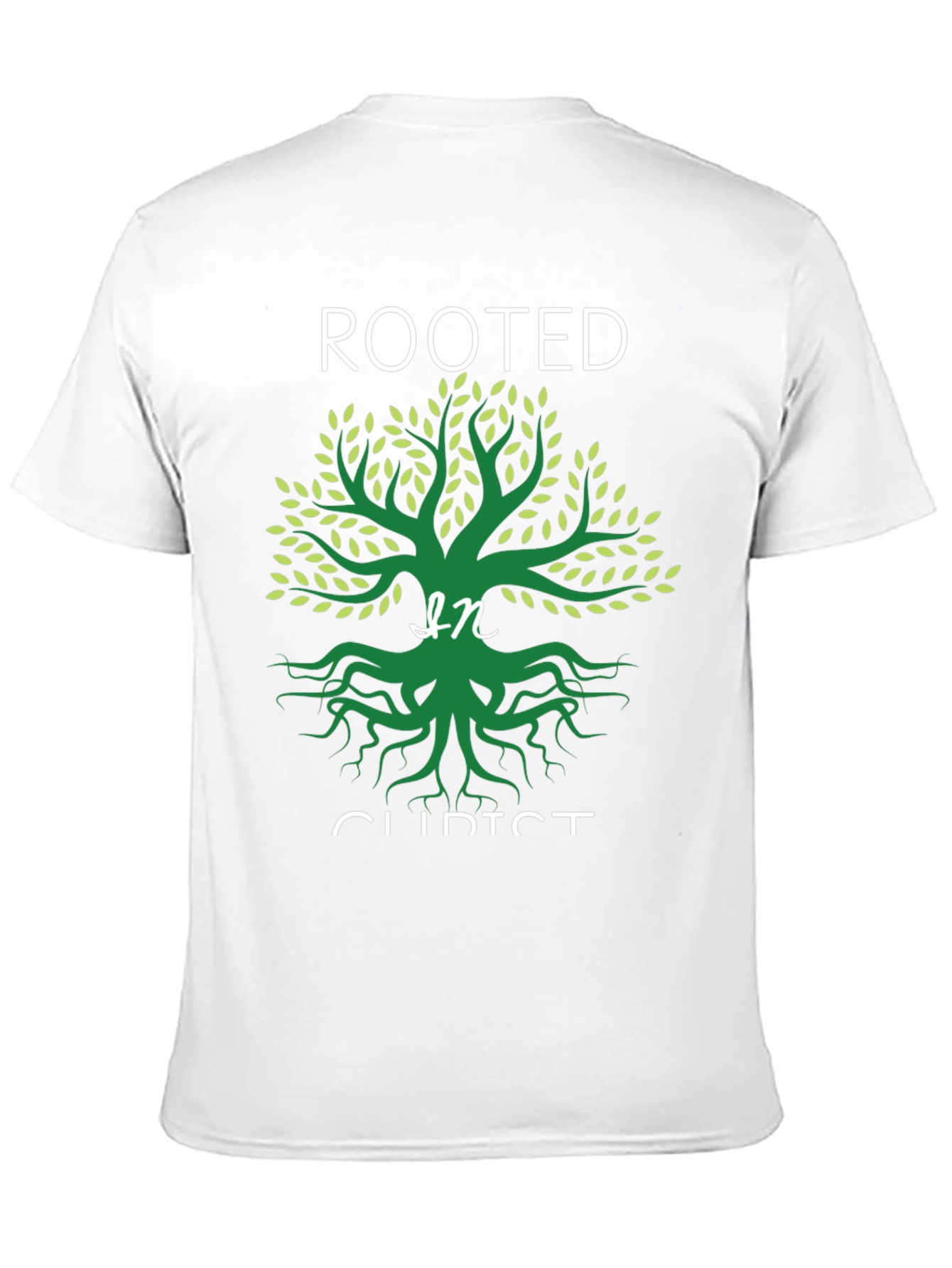 Rooted in Christ Graphic Tee - Christian T-Shirt