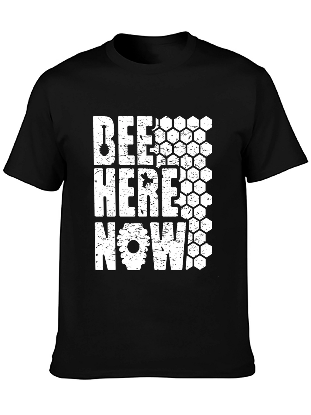 Bee Here Now Graphic Tee - Unisex T-Shirt