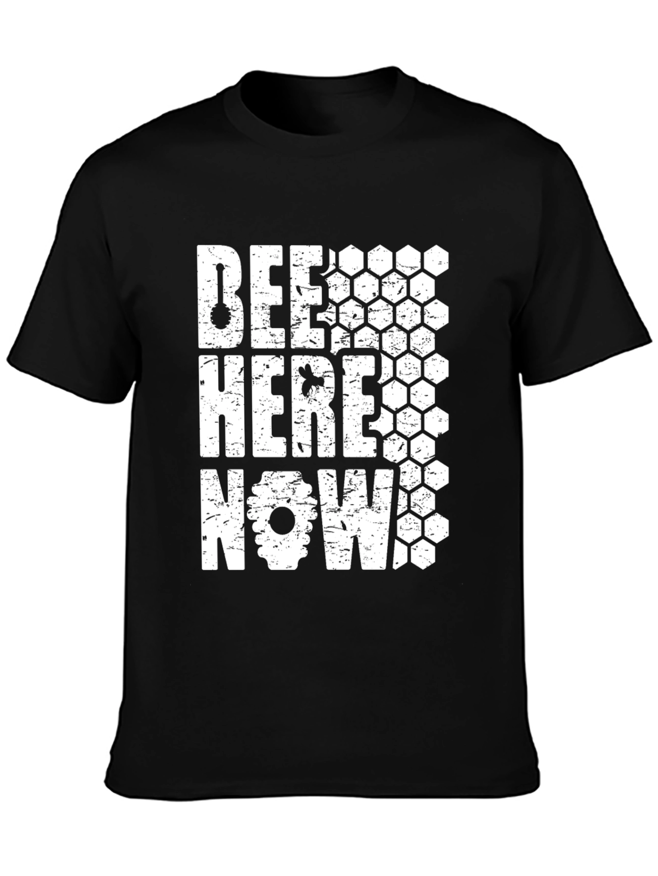 Bee Here Now Graphic Tee - Unisex T-Shirt