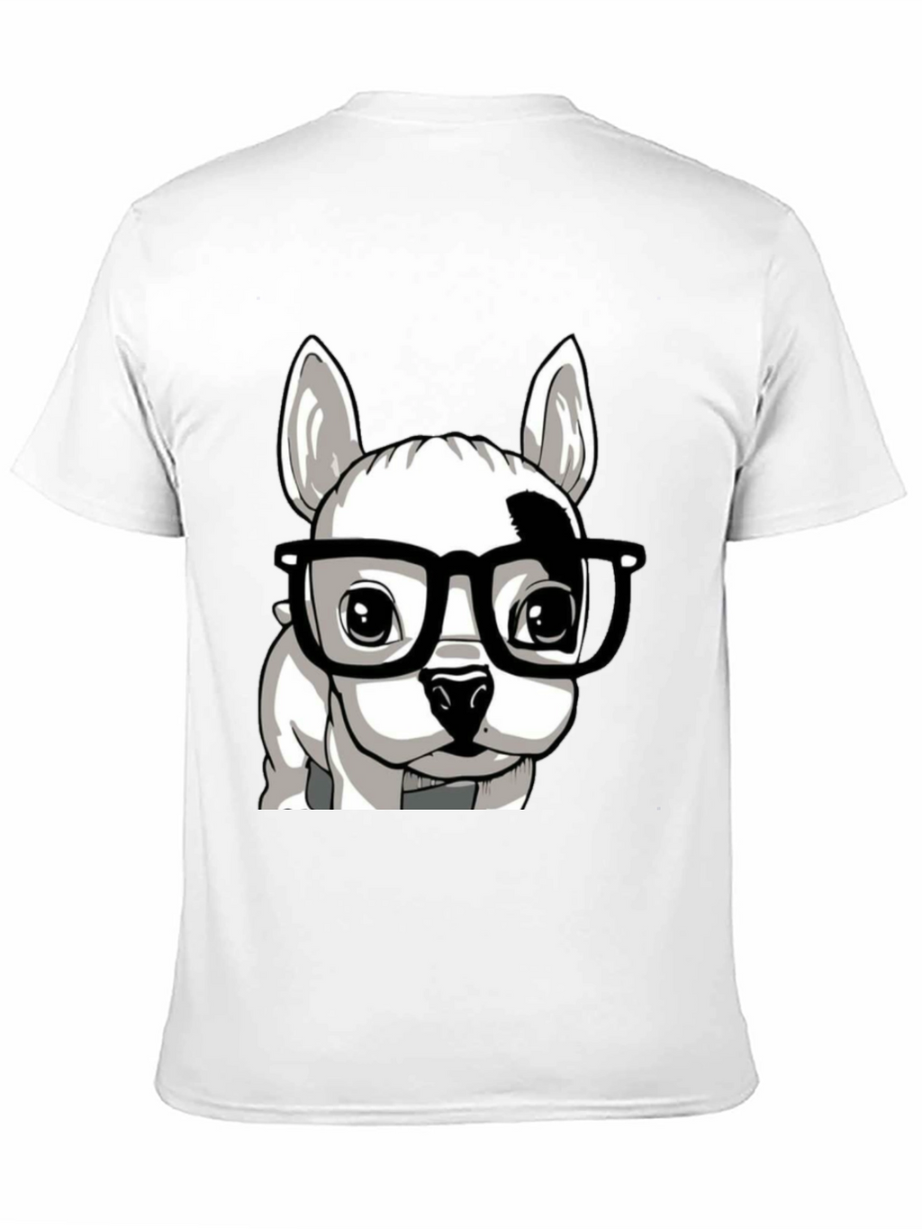 Dog with Glasses Graphic Tee - Stylish Unisex T-Shirt