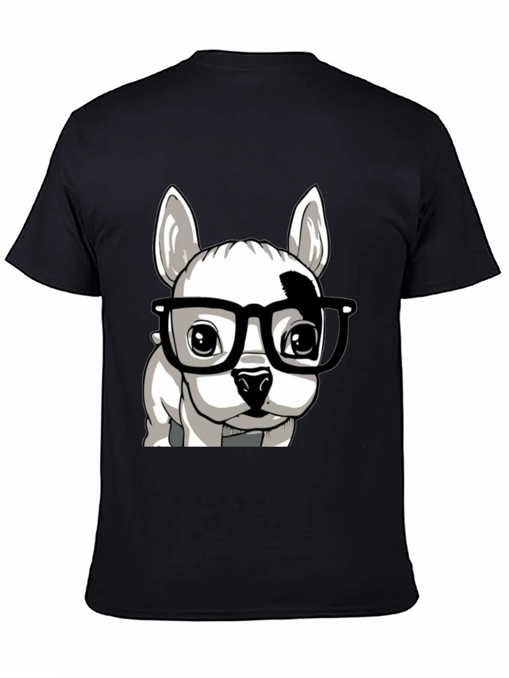 Dog with Glasses Graphic Tee - Stylish Unisex T-Shirt