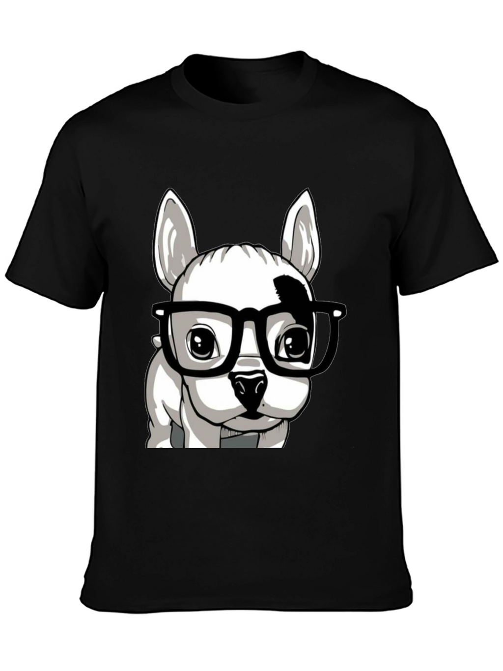 Dog with Glasses Graphic Tee - Stylish Unisex T-Shirt