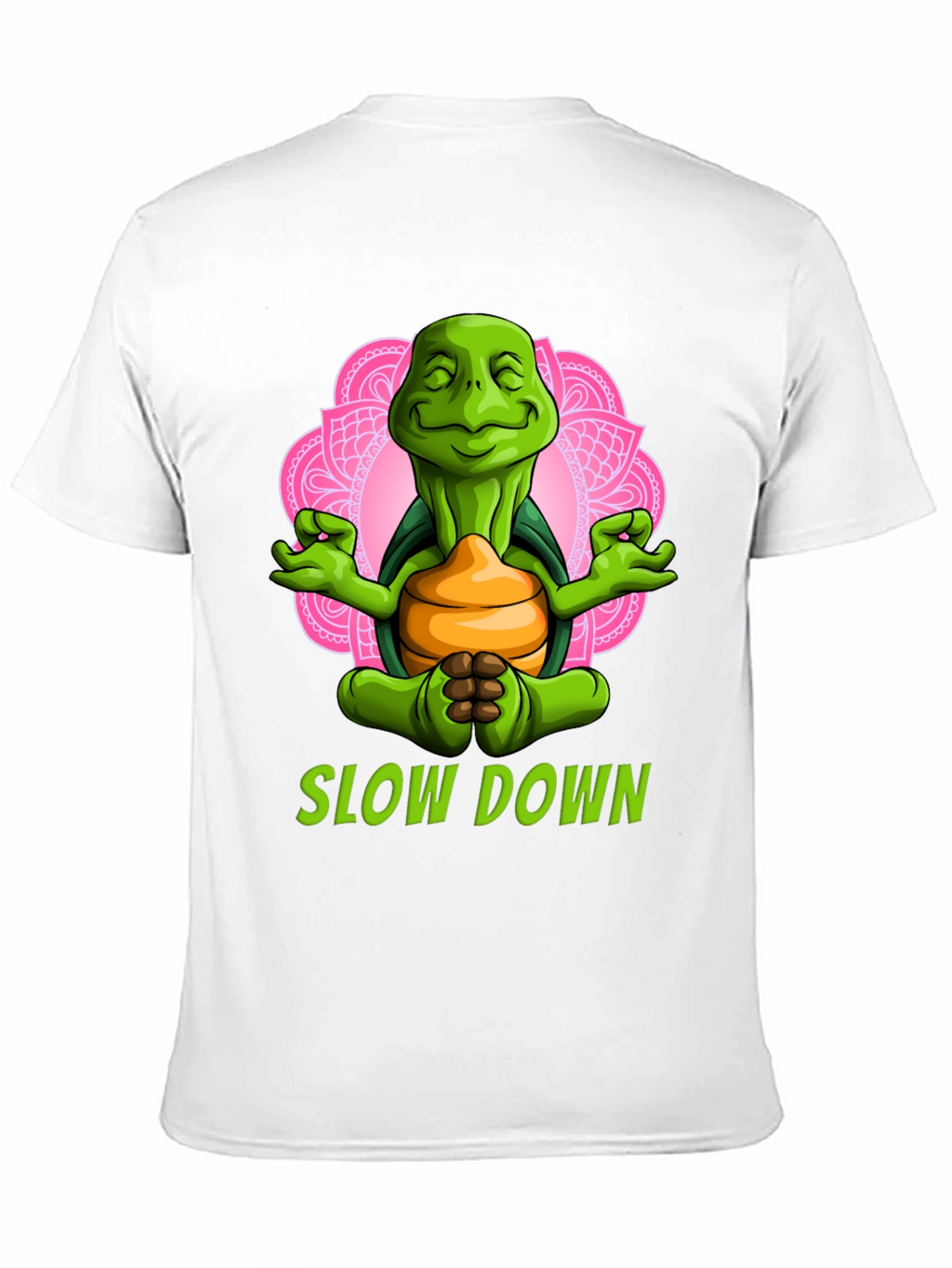Meditating Turtle T-Shirt - Slow Down