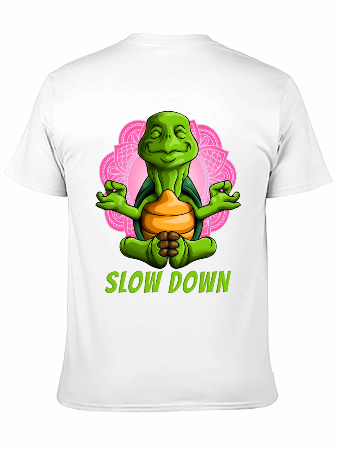 Meditating Turtle T-Shirt - Slow Down