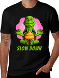 Meditating Turtle T-Shirt - Slow Down