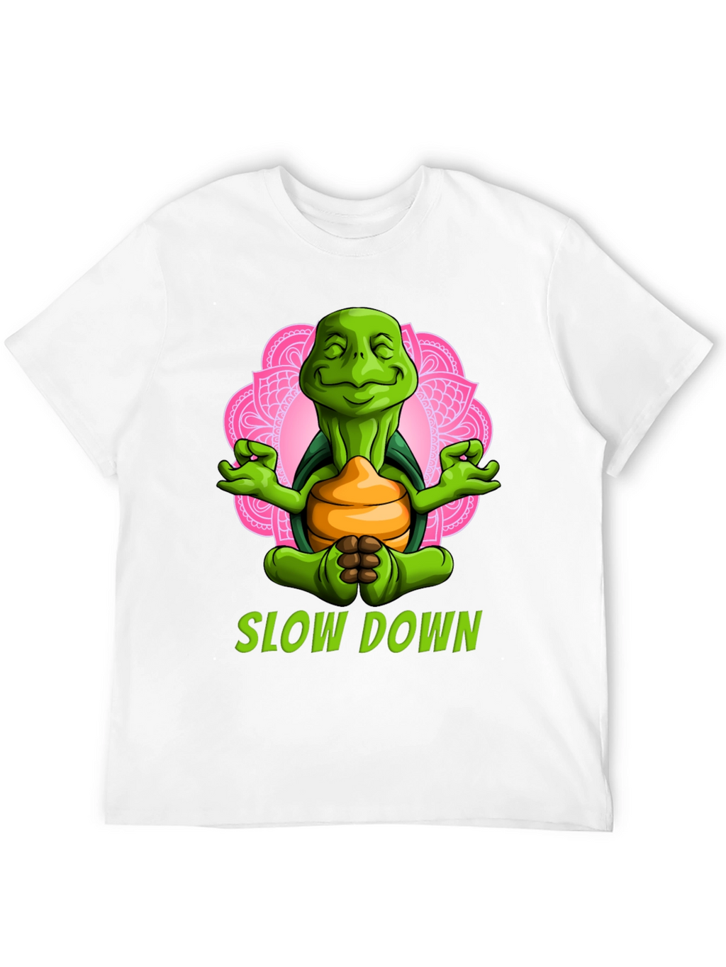 Meditating Turtle T-Shirt - Slow Down