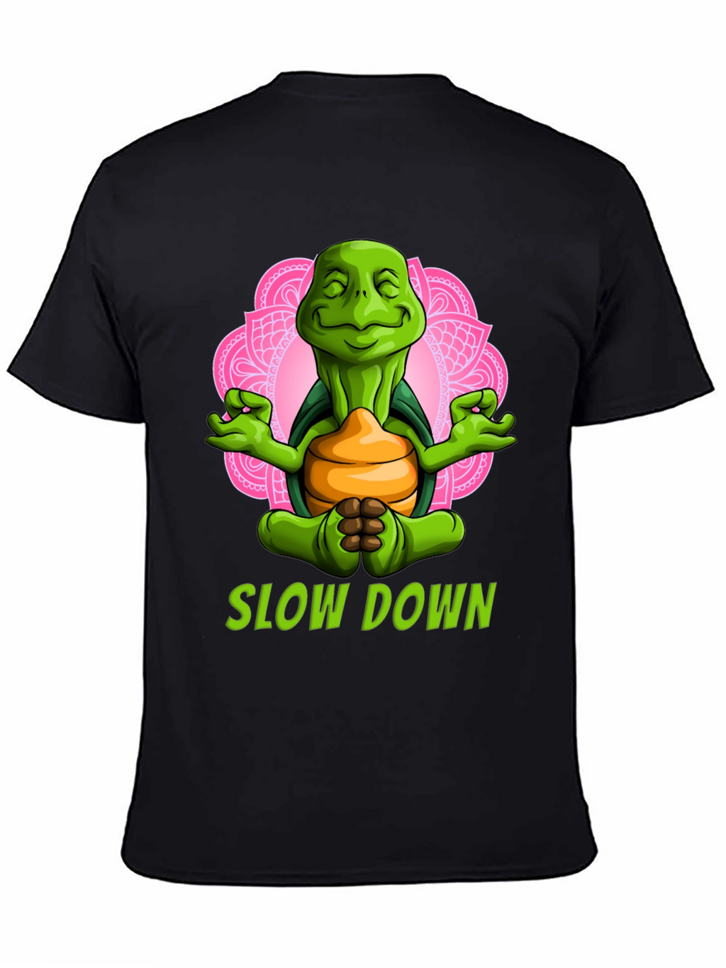 Meditating Turtle T-Shirt - Slow Down
