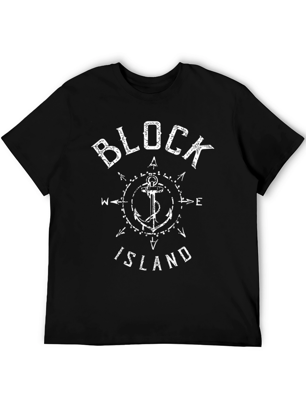Block Island Anchor T-Shirt - Nautical Design