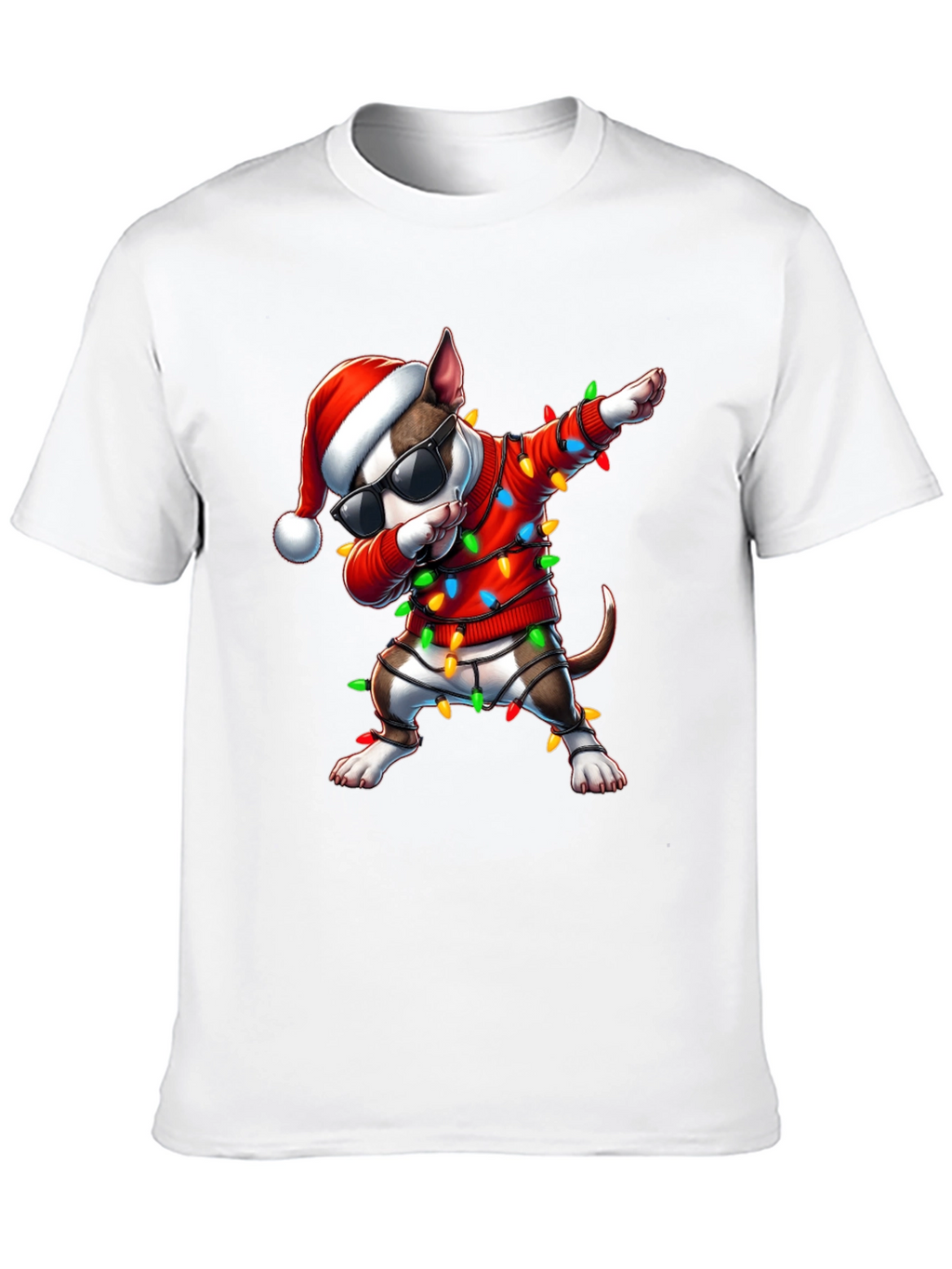 Dabbing Dog Christmas T-Shirt
