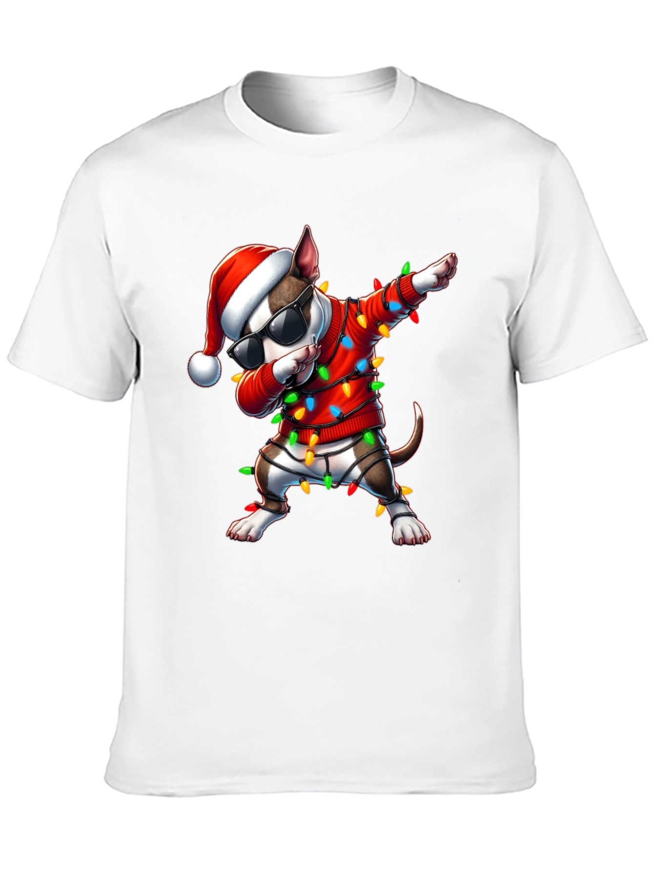 Dabbing Dog Christmas T-Shirt