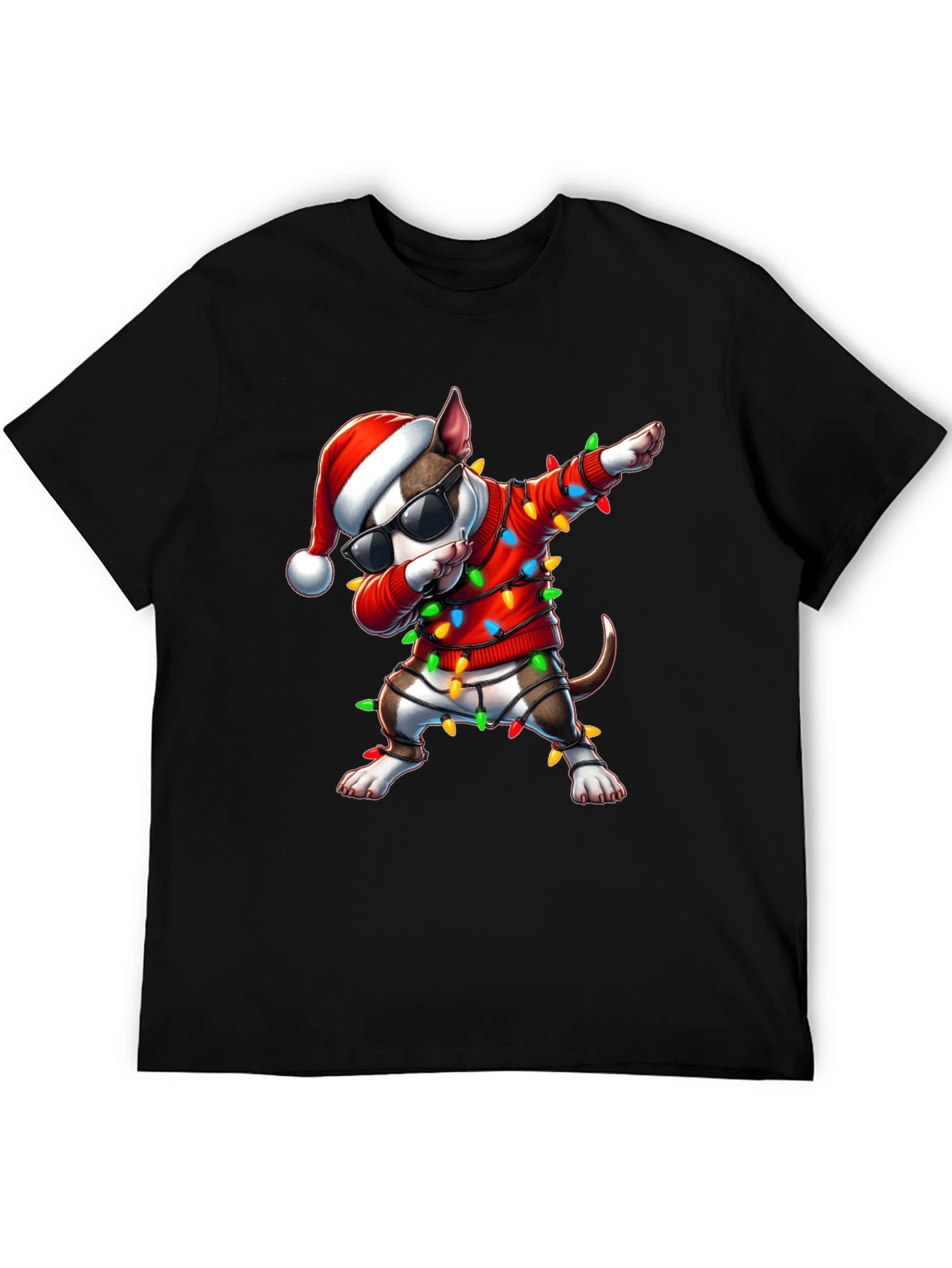 Dabbing Dog Christmas T-Shirt