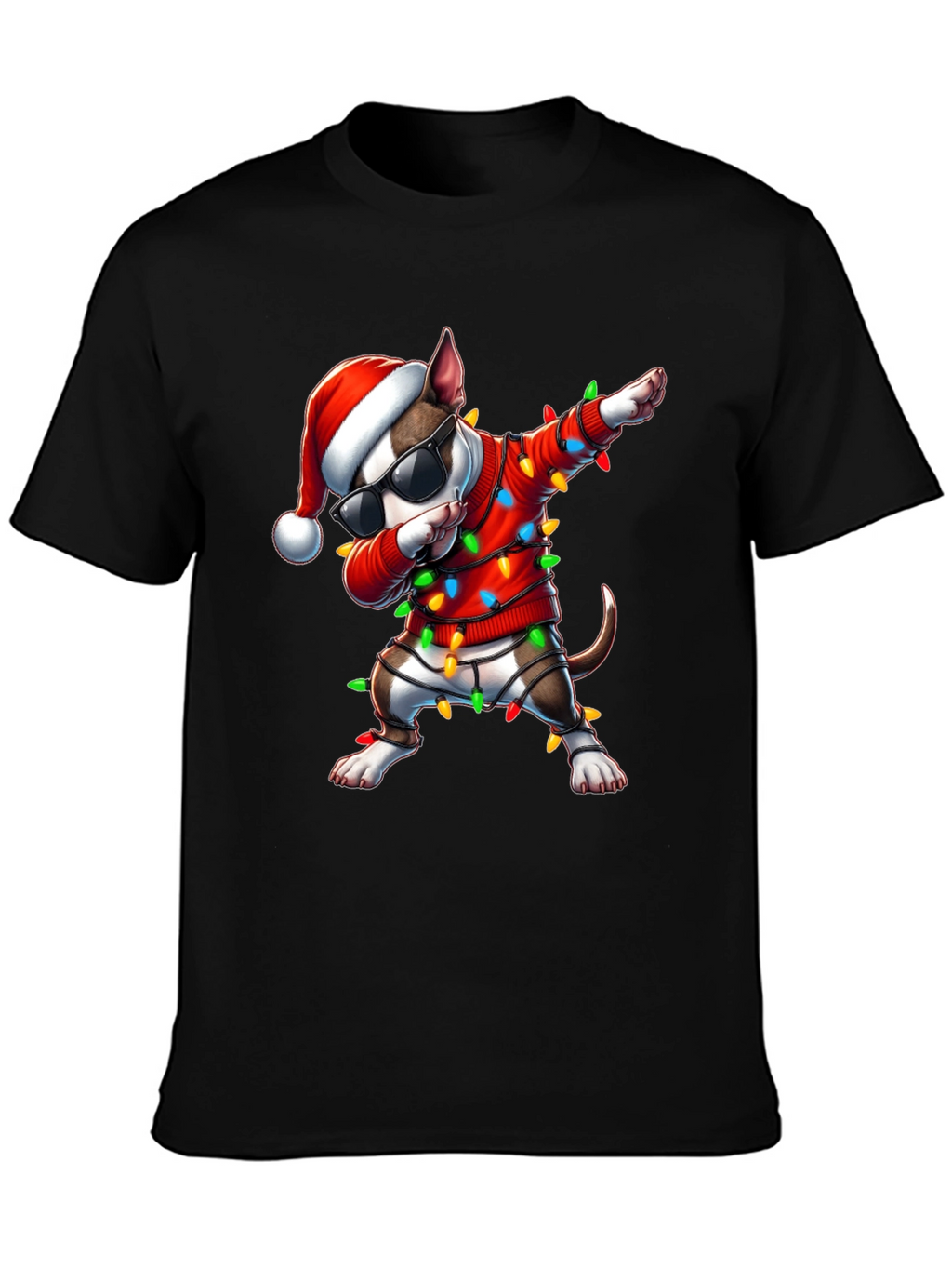 Dabbing Dog Christmas T-Shirt