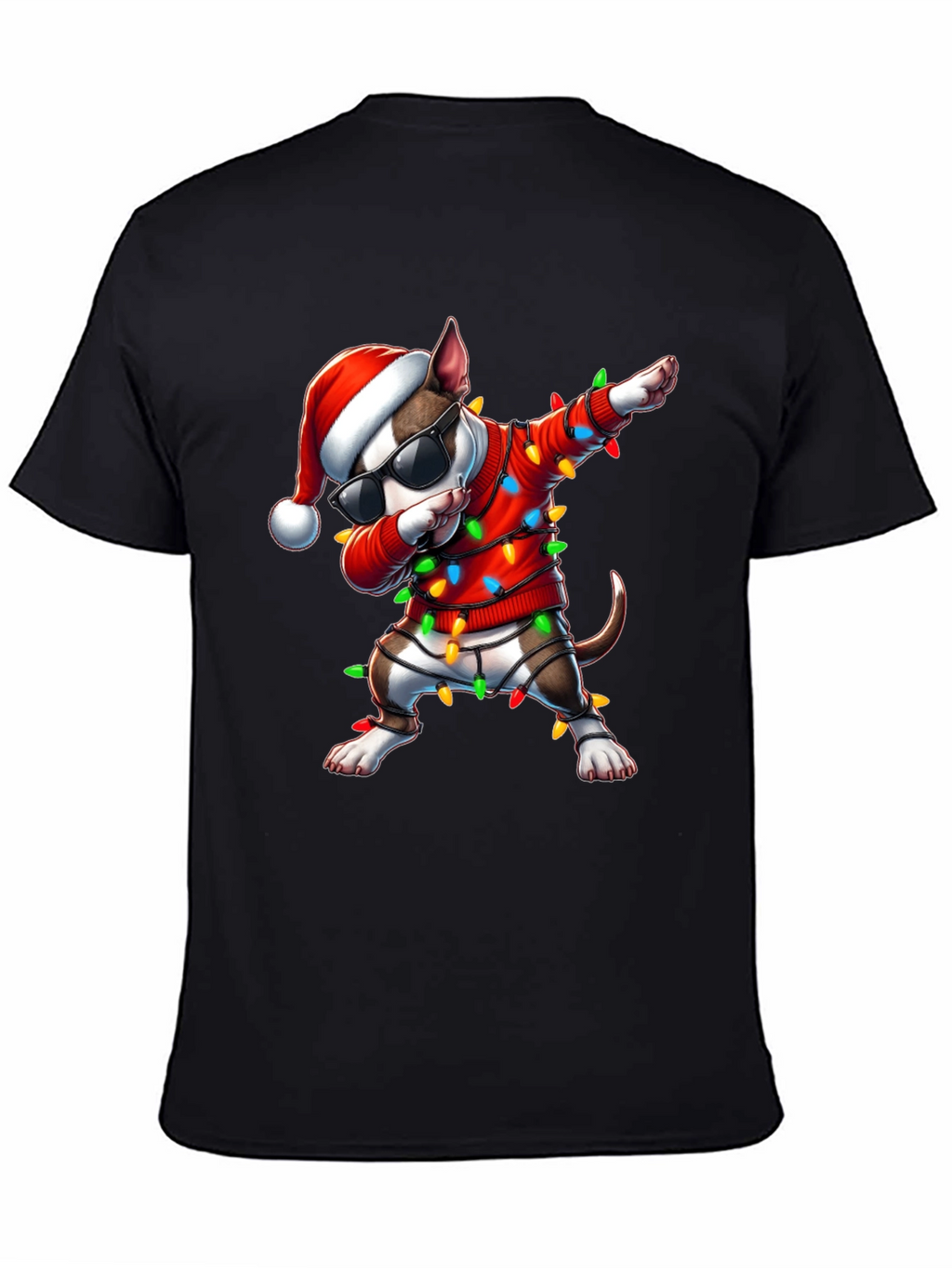 Dabbing Dog Christmas T-Shirt