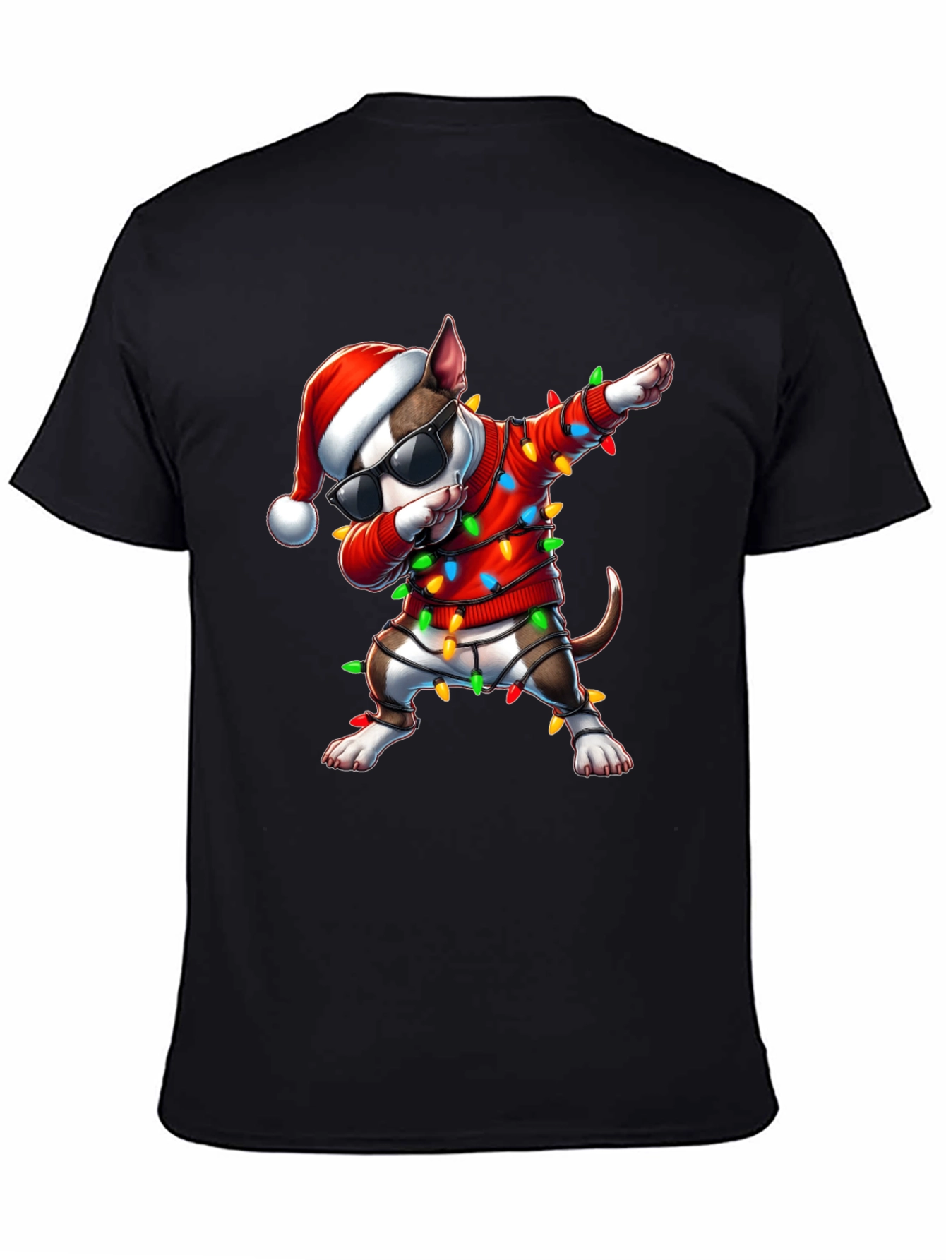 Dabbing Dog Christmas T-Shirt
