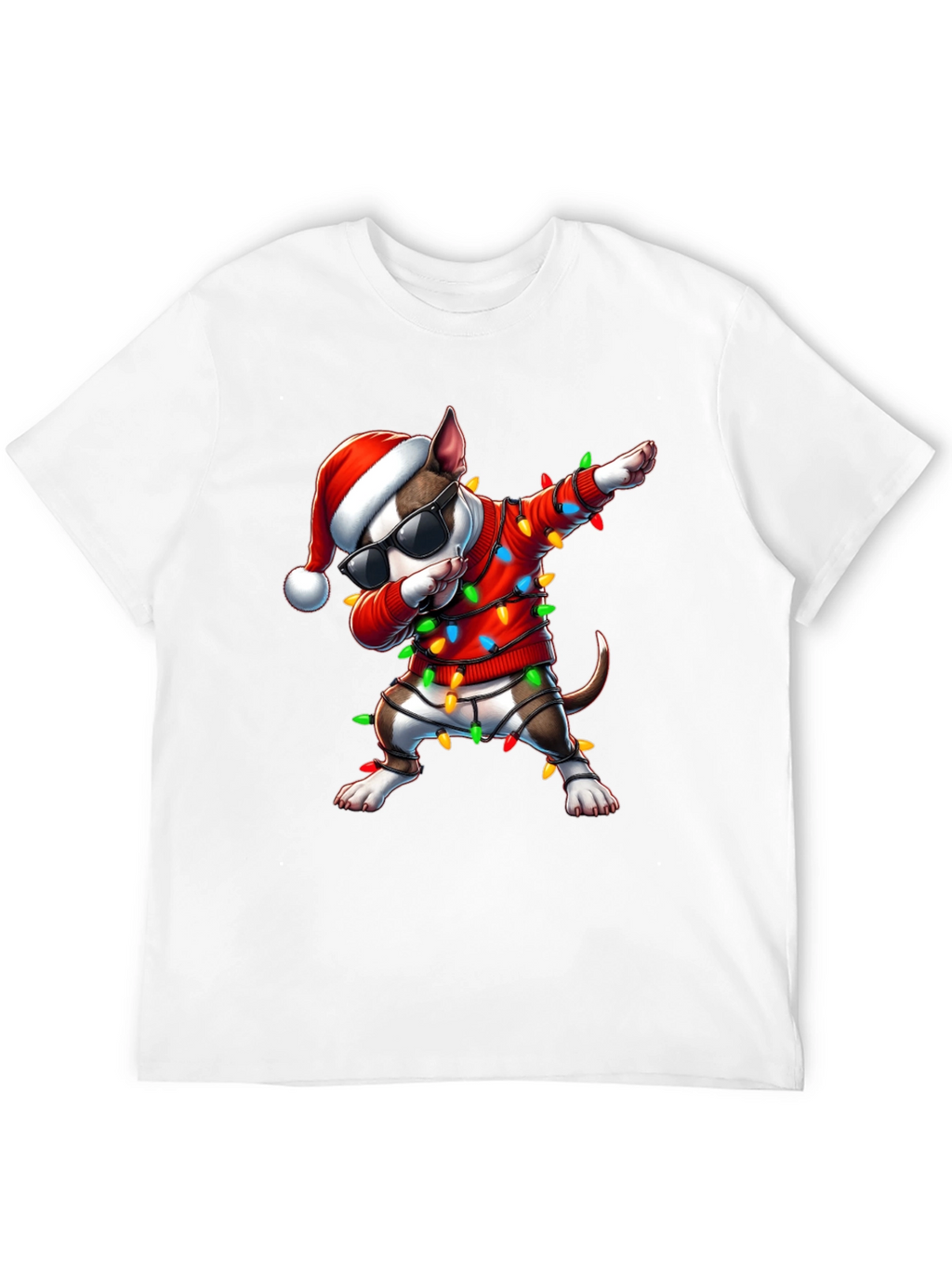 Dabbing Dog Christmas T-Shirt