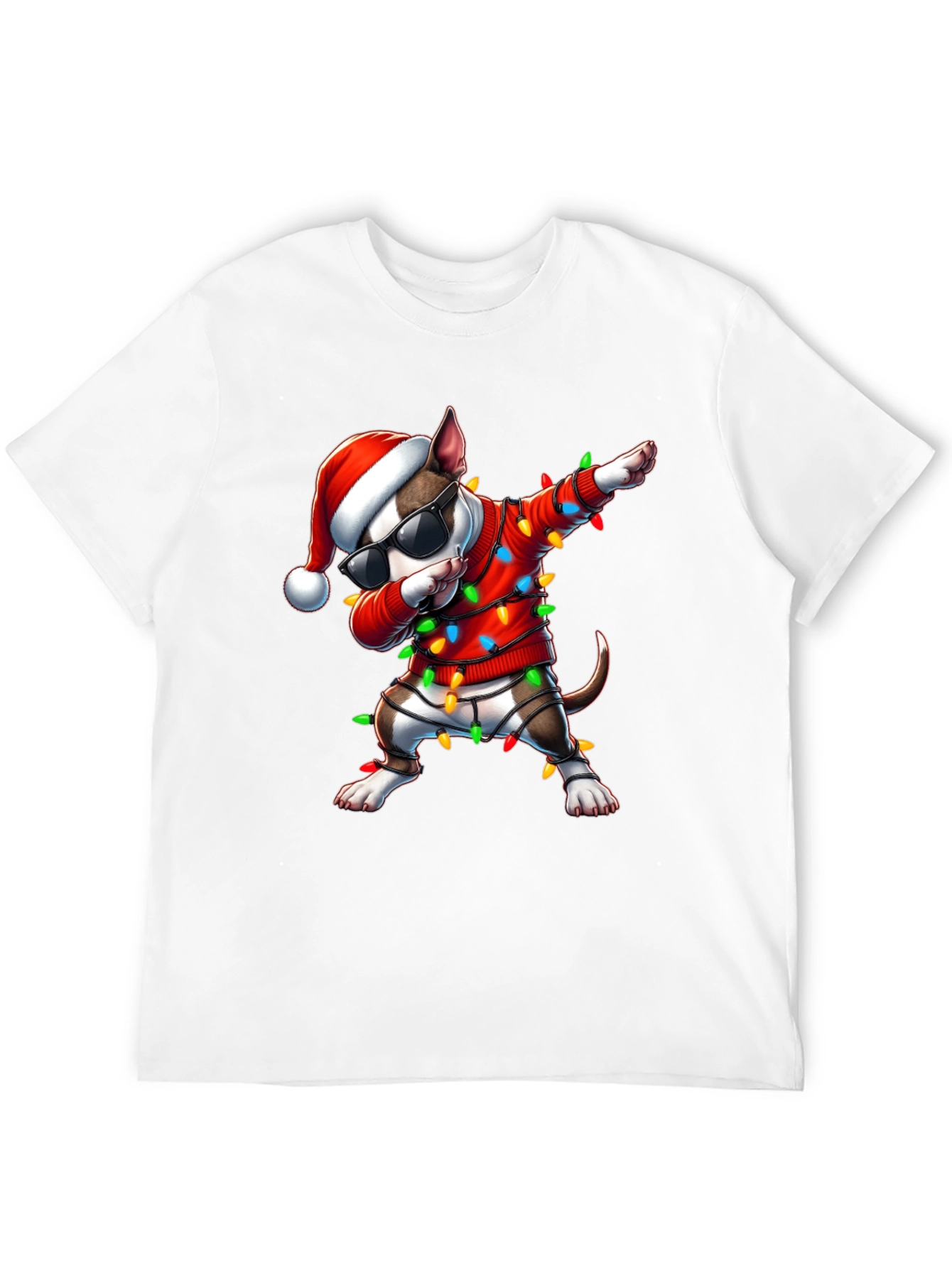 Dabbing Dog Christmas T-Shirt