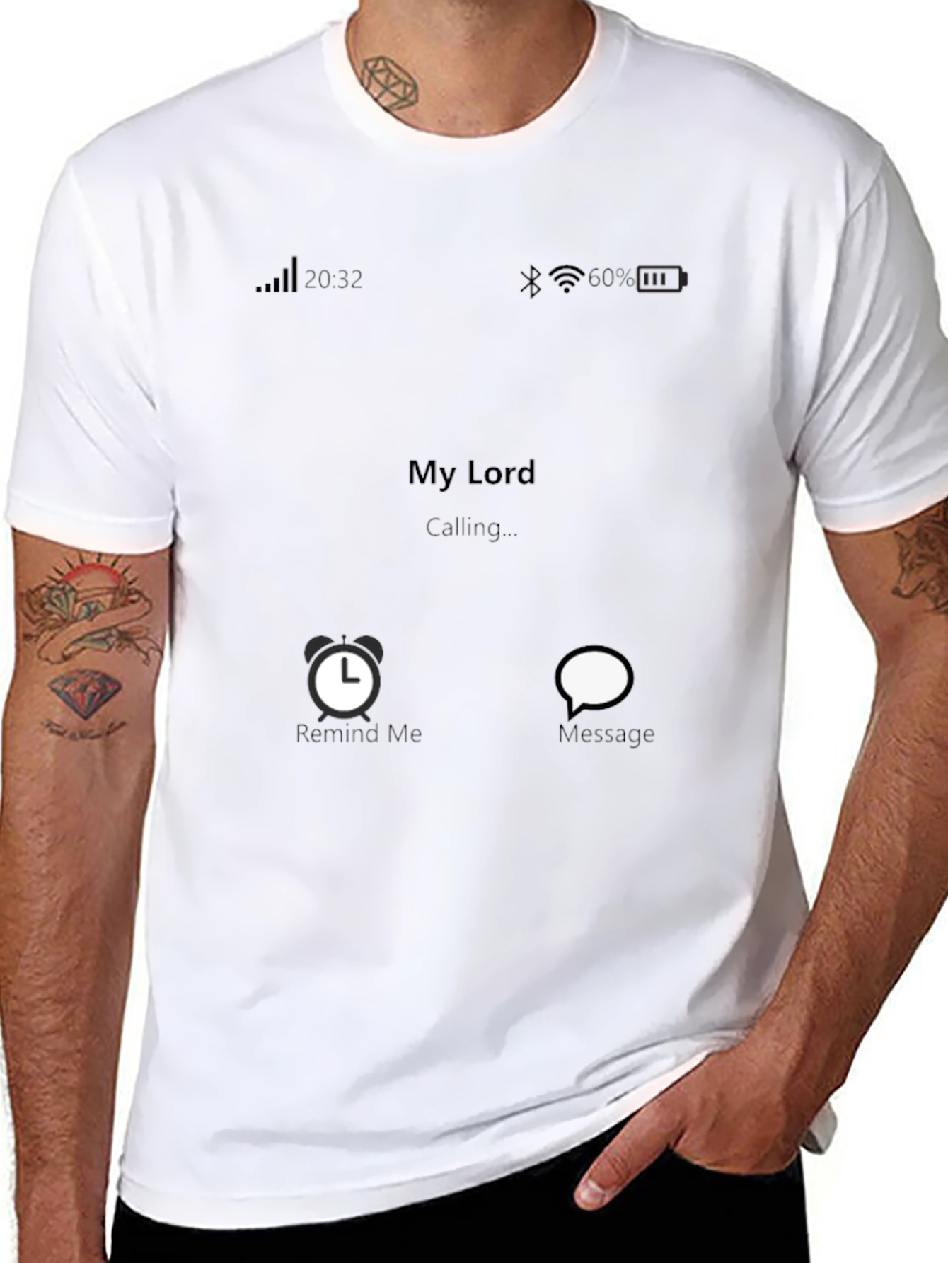 My Lord Calling T-Shirt - Novelty Graphic Tee
