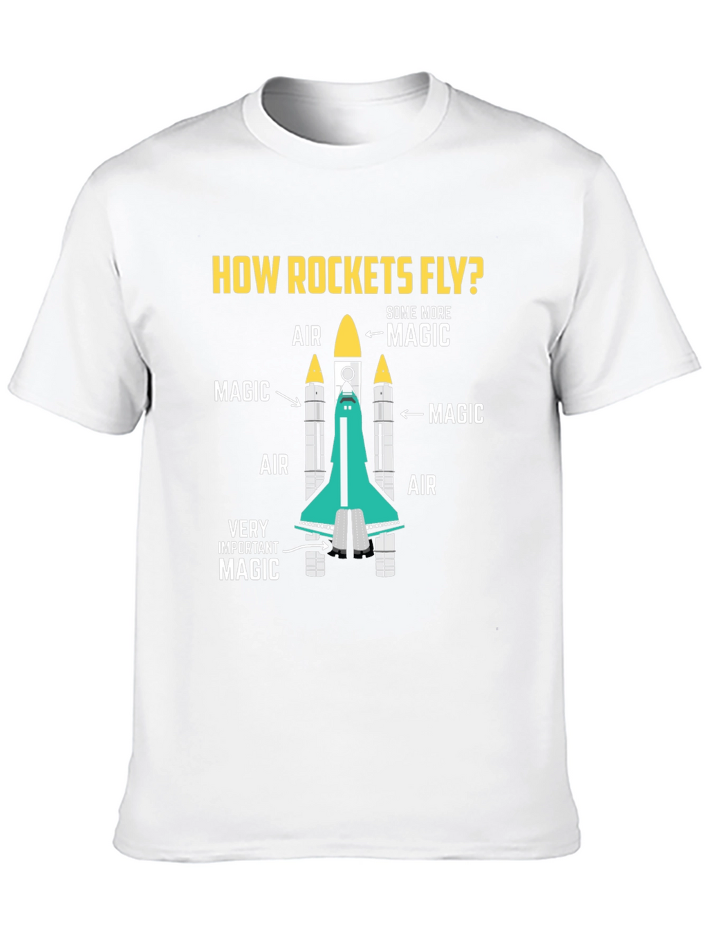How Rockets Fly T-Shirt - Magic Science Tee