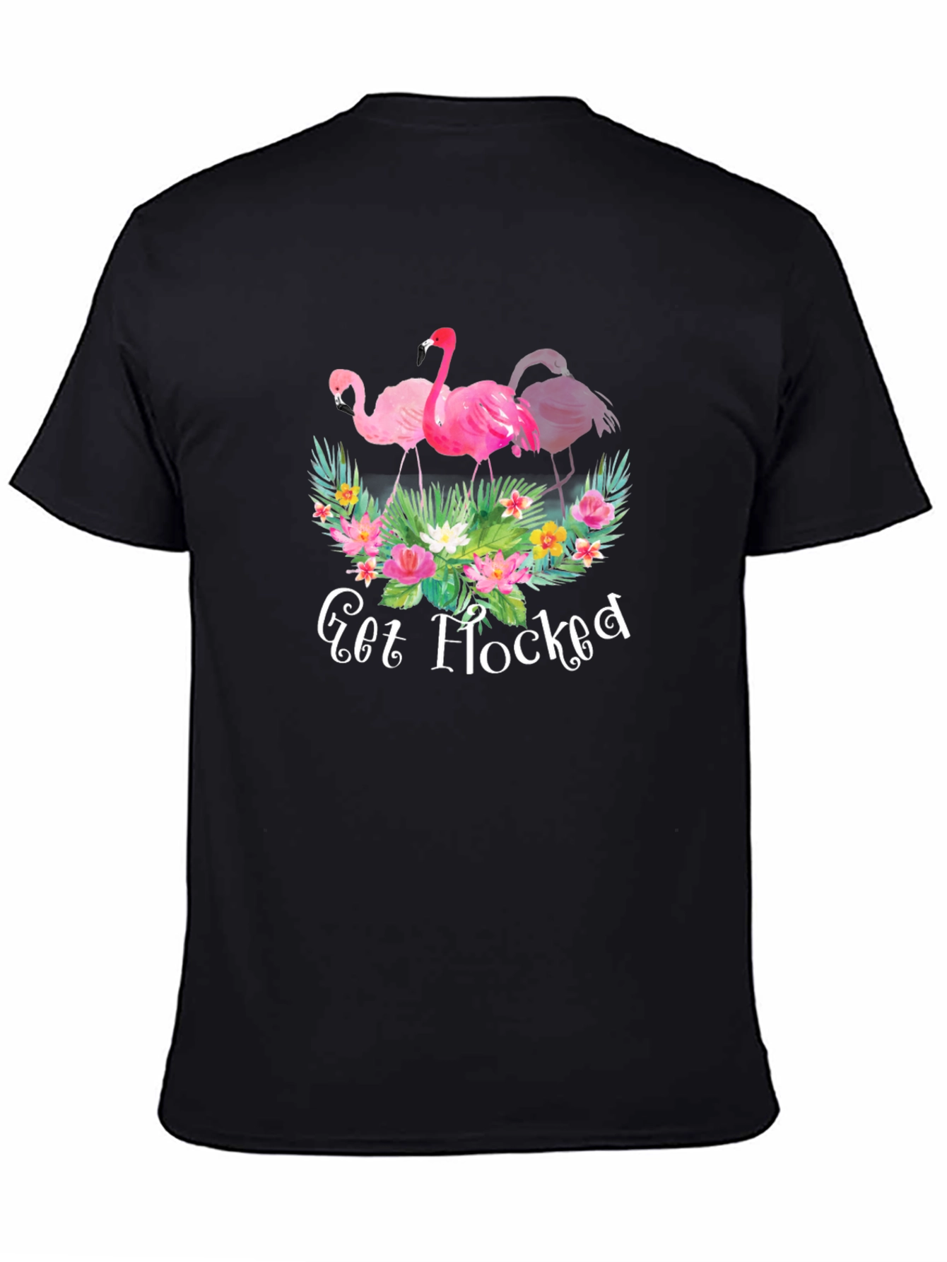 Get Flocked Flamingo Graphic T-Shirt