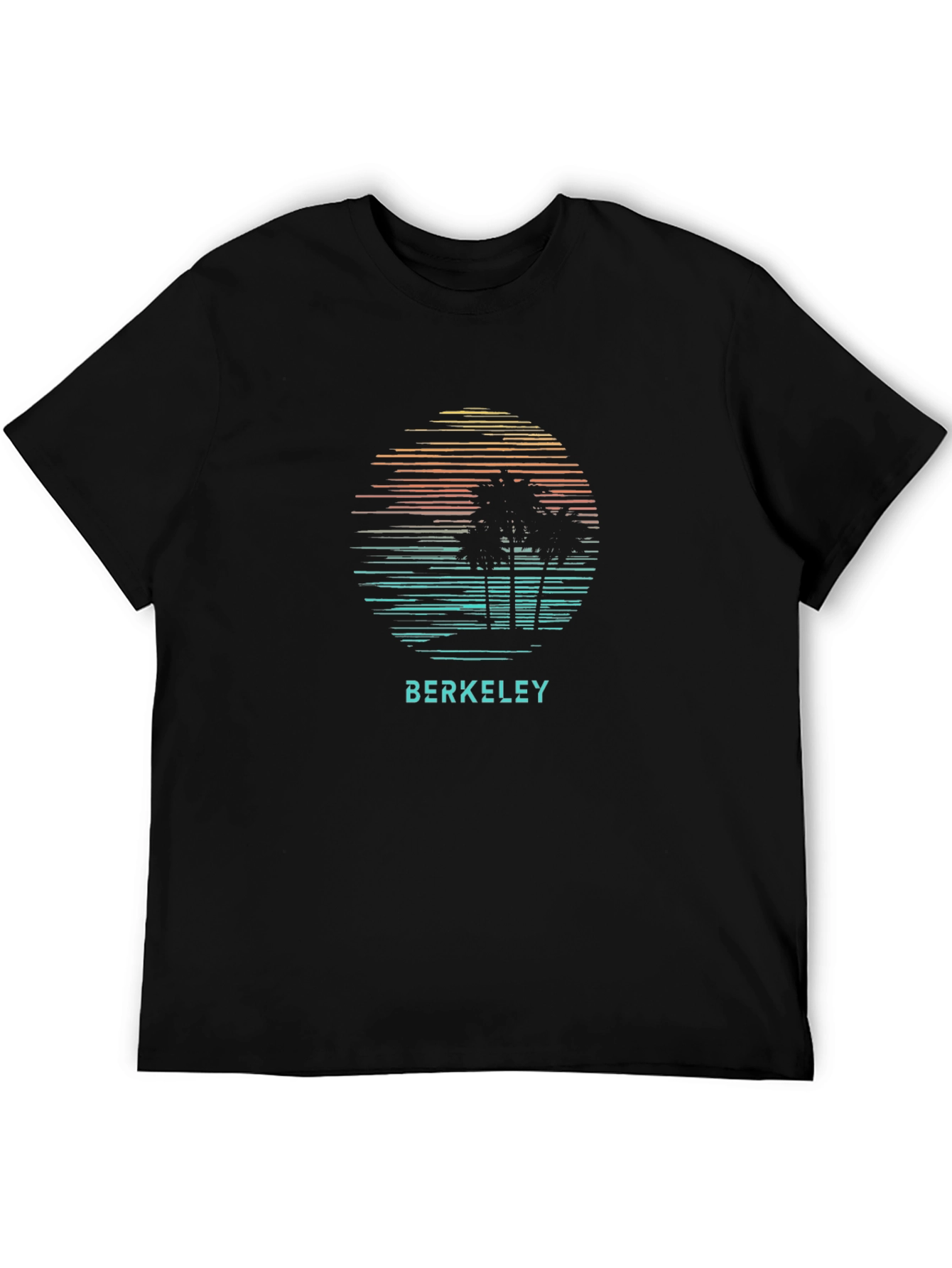 Berkeley Palm Tree Sunset Graphic T-Shirt