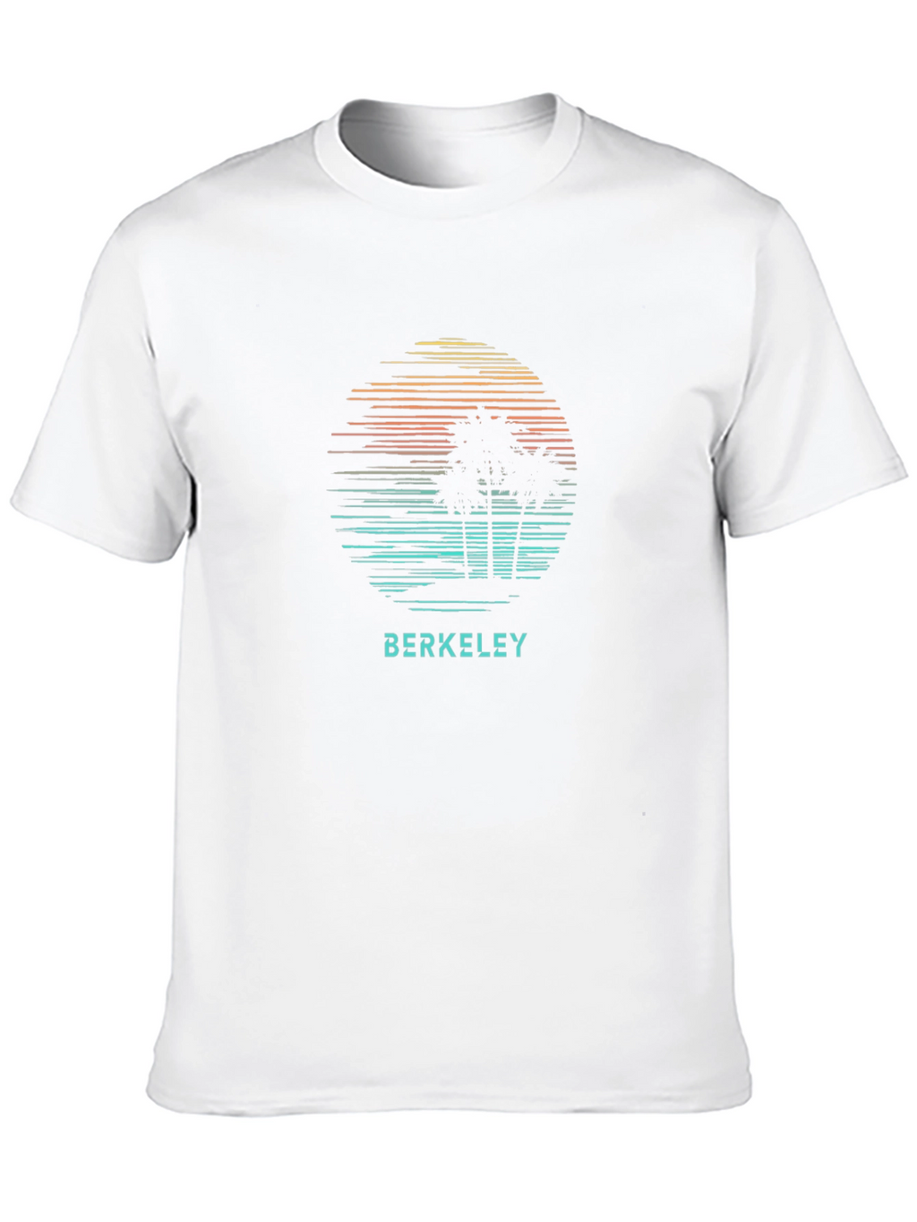 Berkeley Palm Tree Sunset Graphic T-Shirt